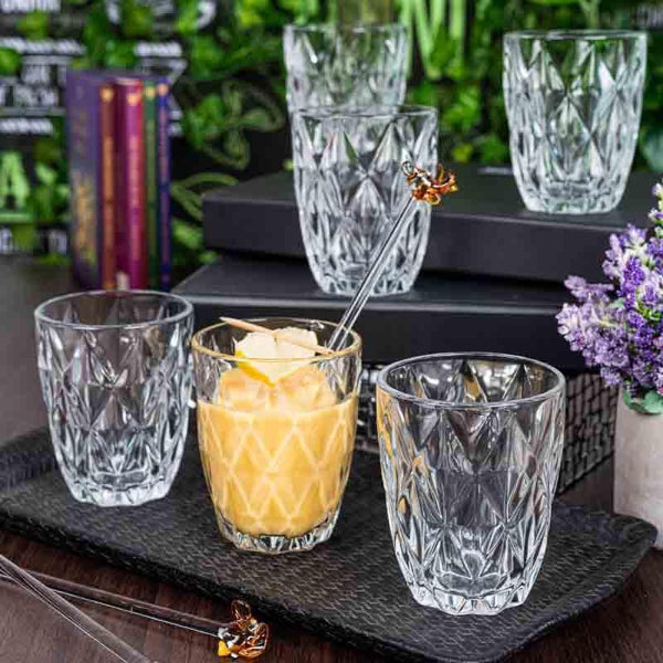 Drinking & Juice Glasses - Matio Glass Tumbler (Short) (260 ml) - Set of Six