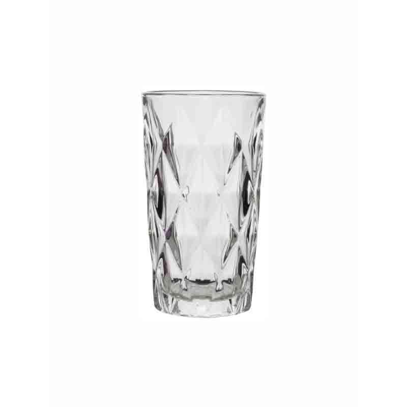 Buy Matio Glass Tumbler (Tall) (260 ml ) - Set of Six Drinking & Juice Glasses from Vaaree