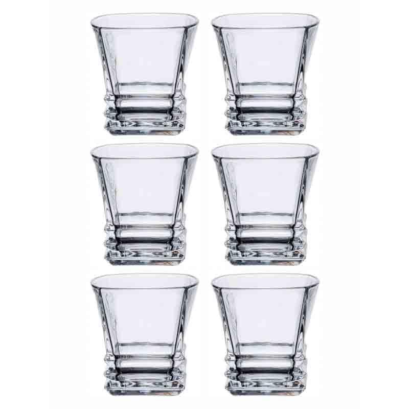 Buy Maxicool Glass Tumbler (255 ml ) - Set of Six Drinking & Juice Glasses from Vaaree