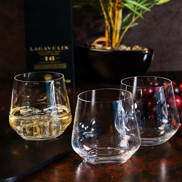 Scotch & Whiskey Glasses - Miro Glass Tumbler (370 ml ) - set of Six