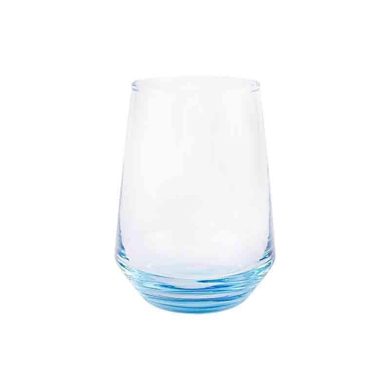 Buy Soar High Glass Tumbler(400 ml ) - Set of Six Drinking & Juice Glasses from Vaaree