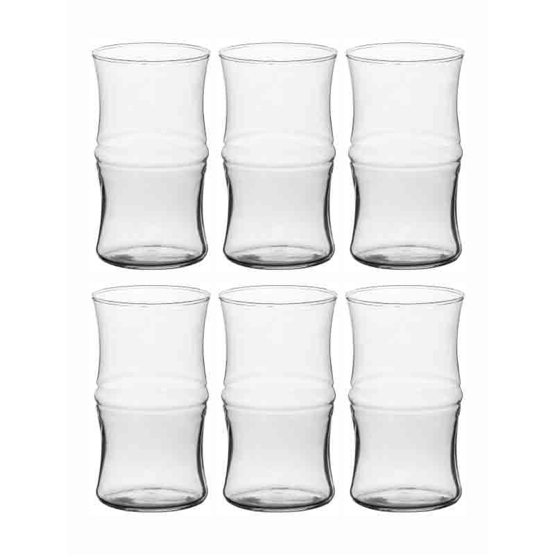 Drinking & Juice Glasses - Solitary Glass Tumbler (440 ml ) - Set of Six