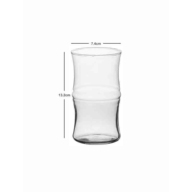 Drinking & Juice Glasses - Solitary Glass Tumbler (440 ml ) - Set of Six