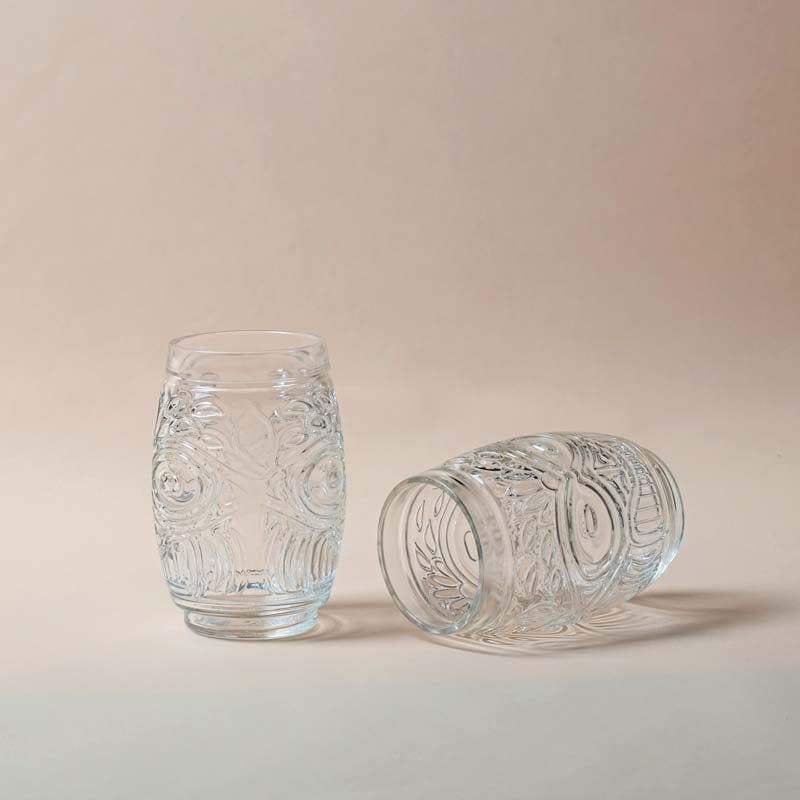 Buy Tribal Tiki Cocktail Glass (500 ml) - Set Of Two Drinking & Juice Glasses from Vaaree