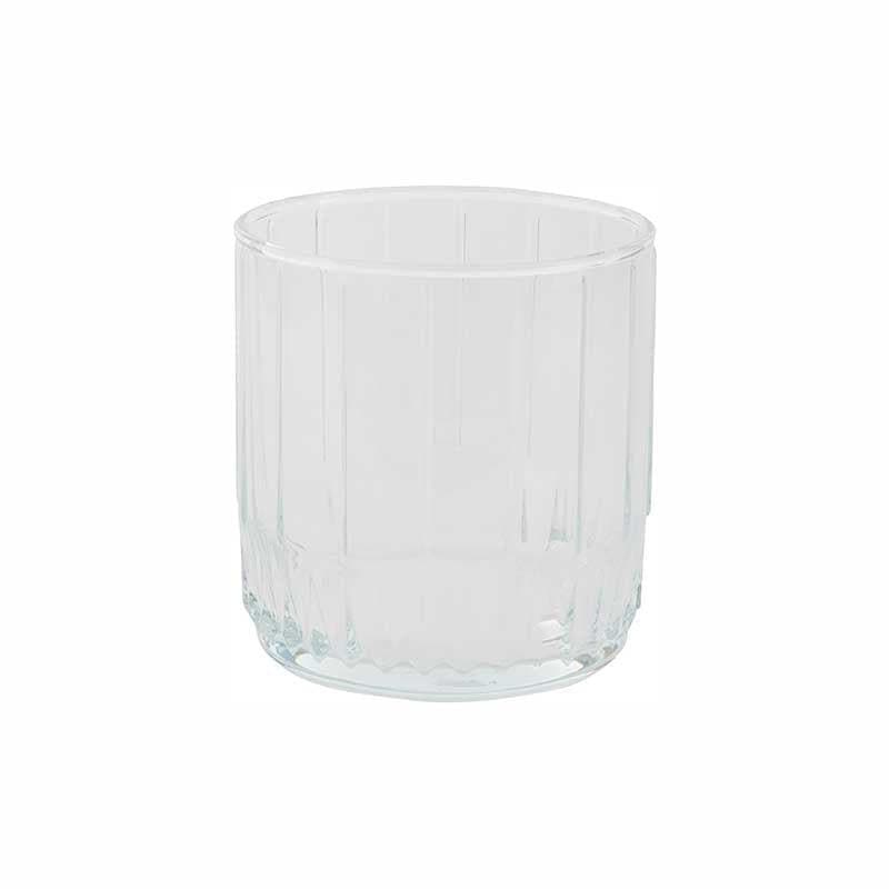 Buy Bottoms Up Glass Tumbler (265 ml ) - Set of Six Drinking & Juice Glasses from Vaaree