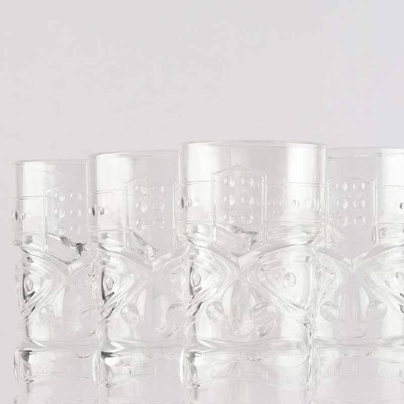 Buy Tiki Shiki Glass (400 ml ) - Set Of Six Drinking & Juice Glasses from Vaaree