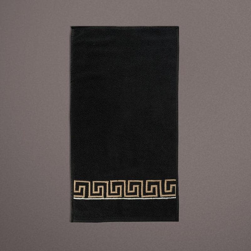 Buy Black Silly Cuddly Hand Towel (Set of Two) Hand & Face Towels from Vaaree