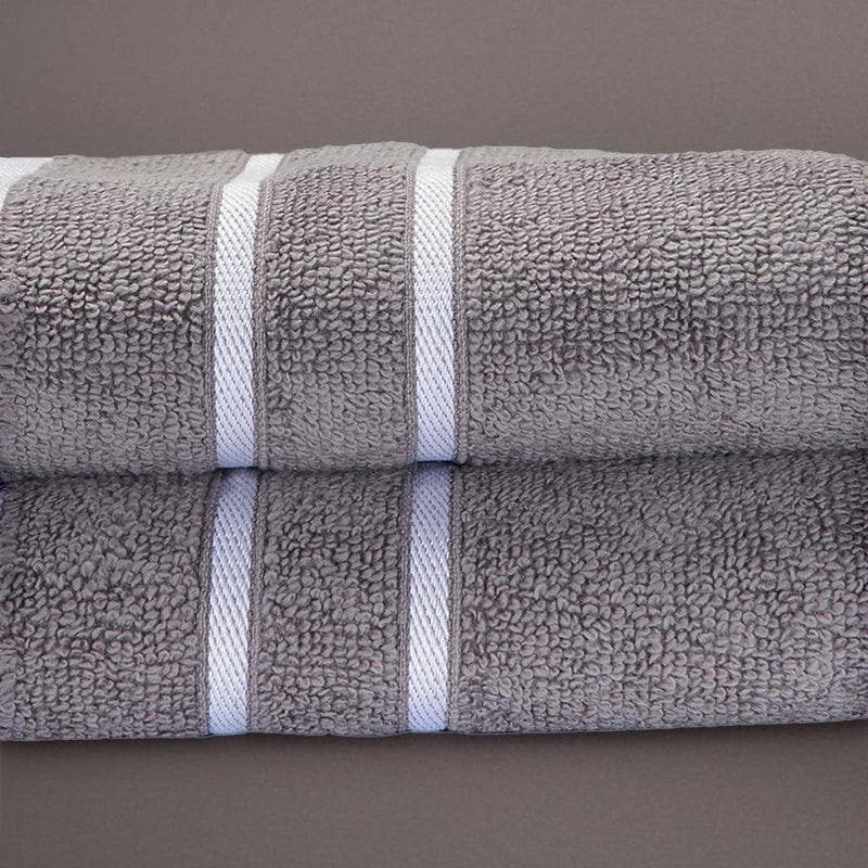 Buy Grey Oh-so-soft Hand Towel - Set of Two Hand & Face Towels from Vaaree