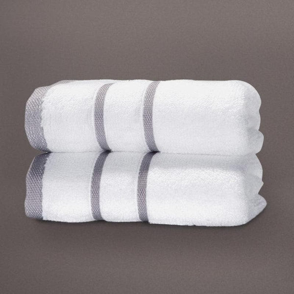 Hand & Face Towels - White Oh-so-soft Hand Towel (Set of Two)