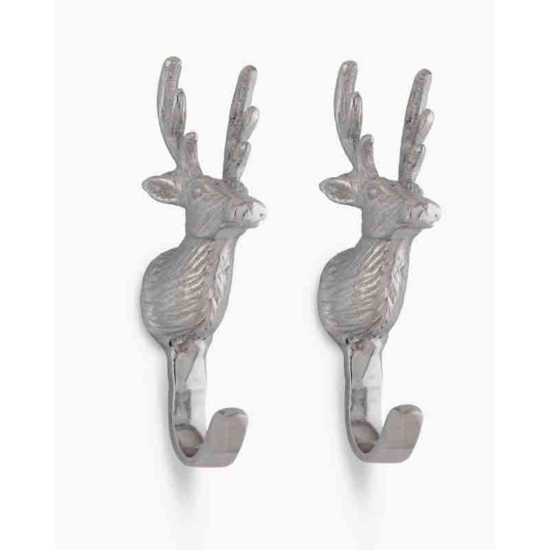 Buy Dear Deer Wall Hook - Set Of Two Hooks & Key Holders from Vaaree