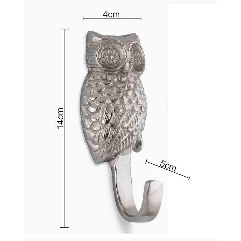 Buy Wise Owls Wall Hook - Set Of Two Hooks & Key Holders from Vaaree