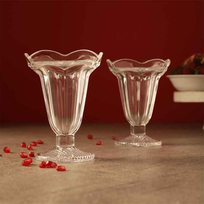 Icecream Cup - Petalled Icecream Cup - Set Of Two