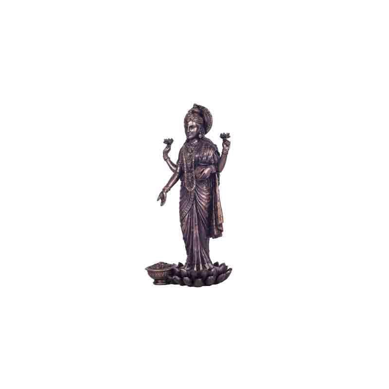 Buy Bronzie Lakshmi Idol Idols & Sets from Vaaree