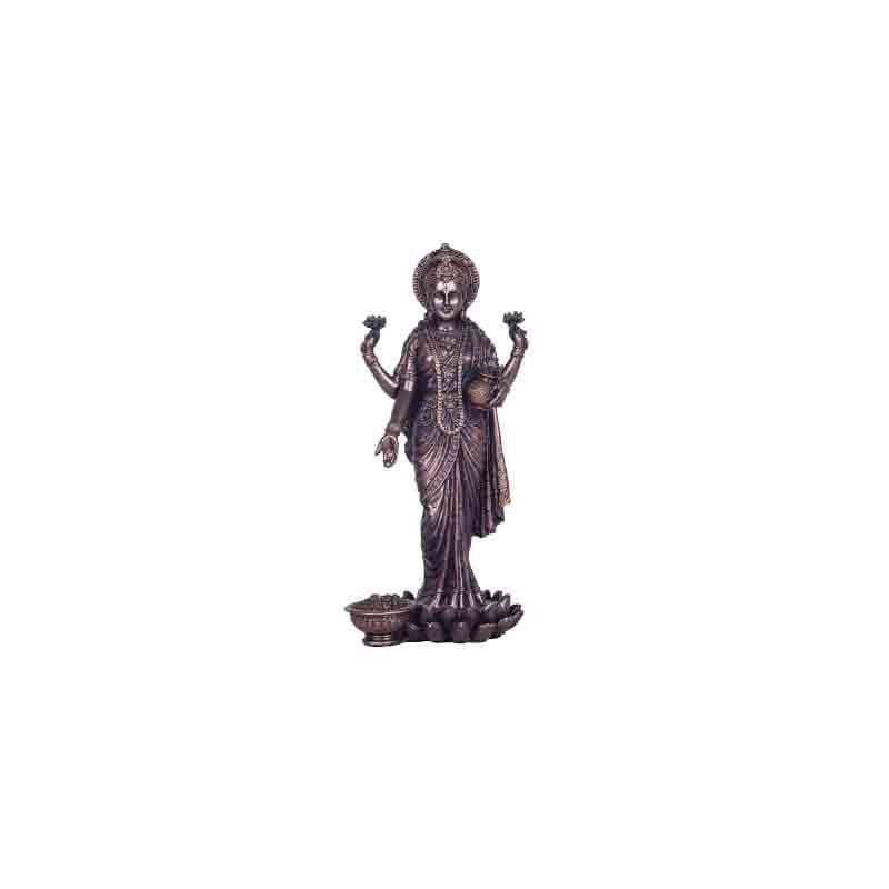 Buy Bronzie Lakshmi Idol Idols & Sets from Vaaree