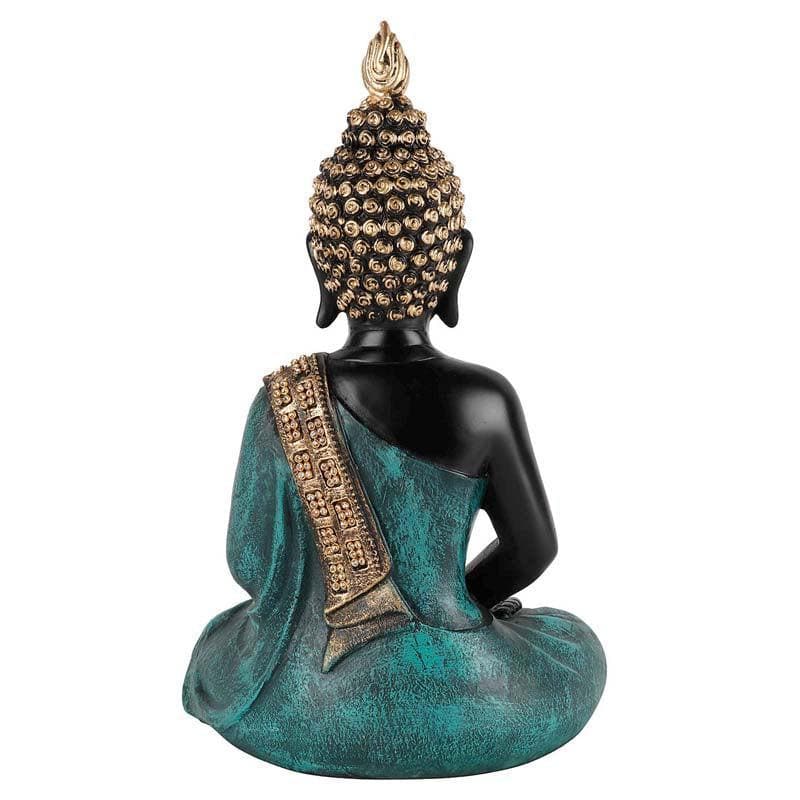 Buy Buddha In Meditation Statue- Green Idols & Sets from Vaaree