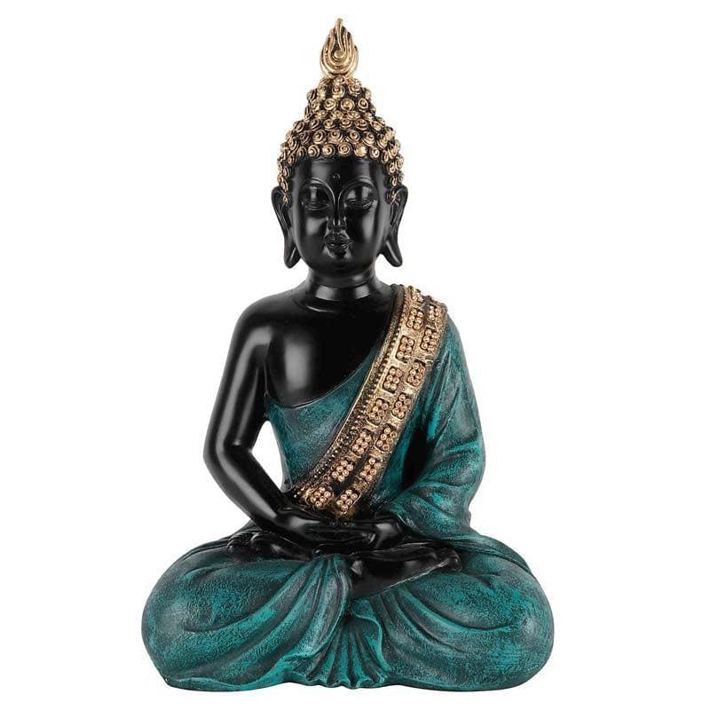 Buy Buddha In Meditation Statue- Green Idols & Sets from Vaaree