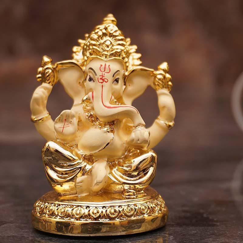 Buy Gajanan Idol- Gold Idols & Sets from Vaaree