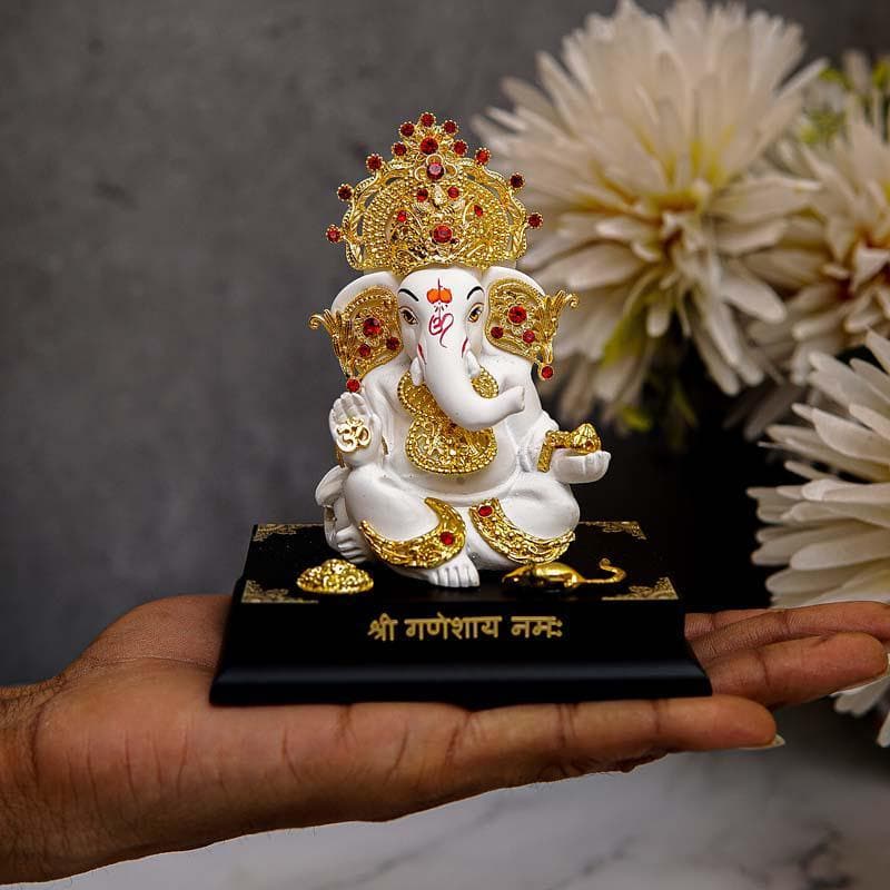 Buy Gajanan Idol- White Idols & Sets from Vaaree