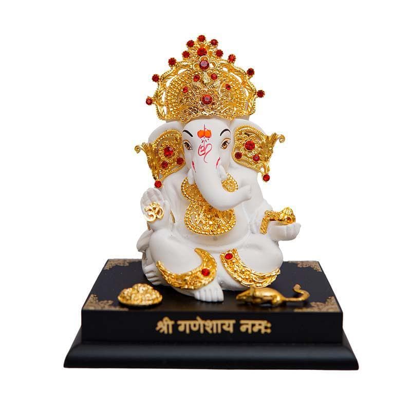 Buy Gajanan Idol- White Idols & Sets from Vaaree