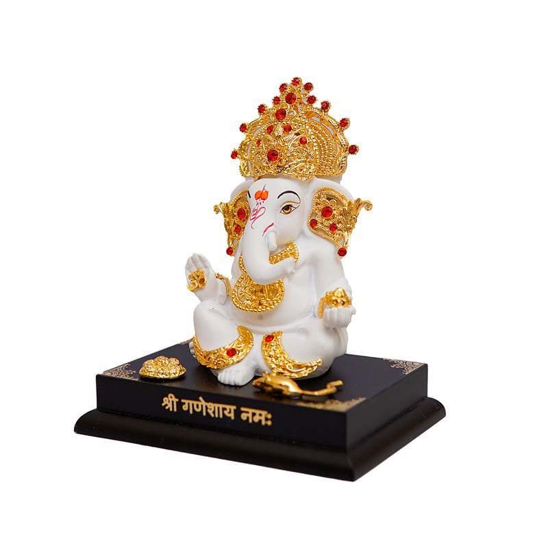 Buy Gajanan Idol- White Idols & Sets from Vaaree