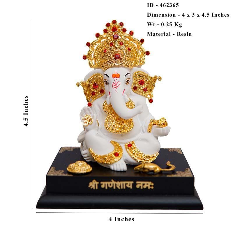 Buy Gajanan Idol- White Idols & Sets from Vaaree