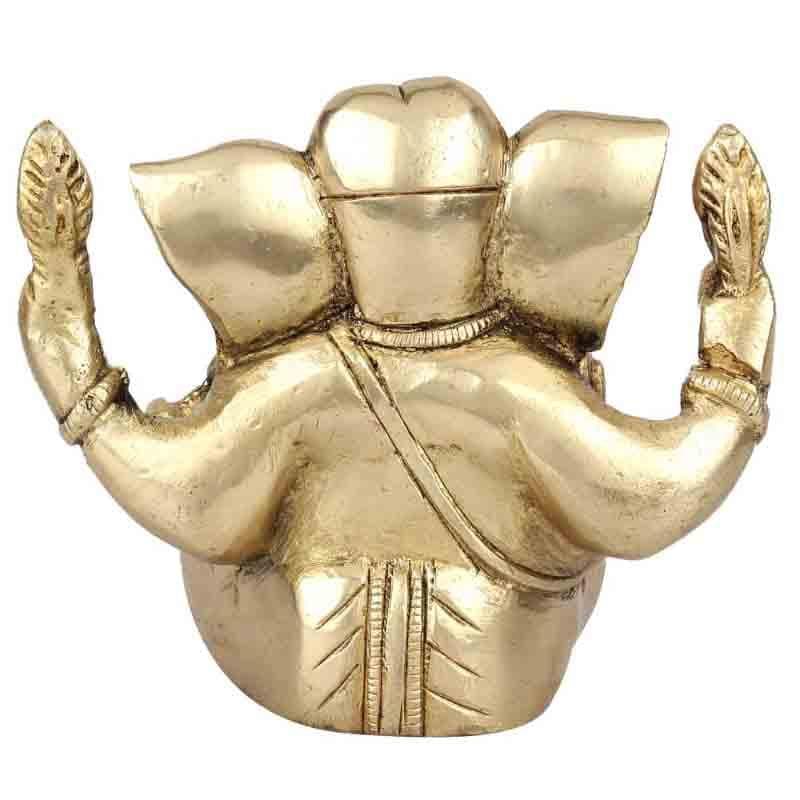 Buy Gold Ganesha Brass Murti Idols & Sets from Vaaree