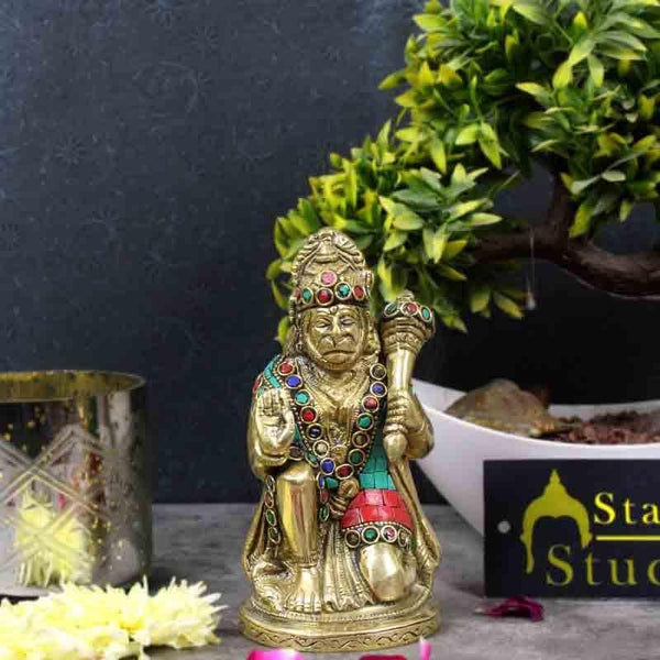 Idols & Sets - Handpainted Hanuman Idol
