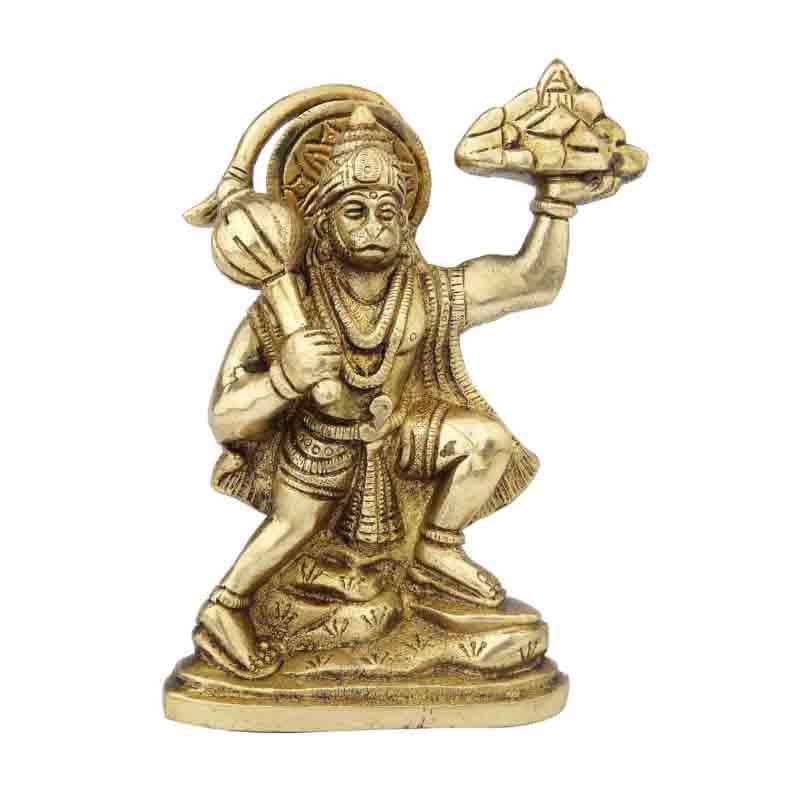 Buy Jai Hanuman Brass Idol Idols & Sets from Vaaree