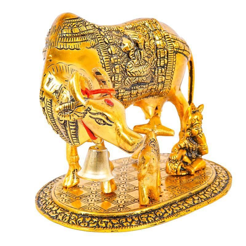 Buy Kamdhenu Idol- Gold Idols & Sets from Vaaree