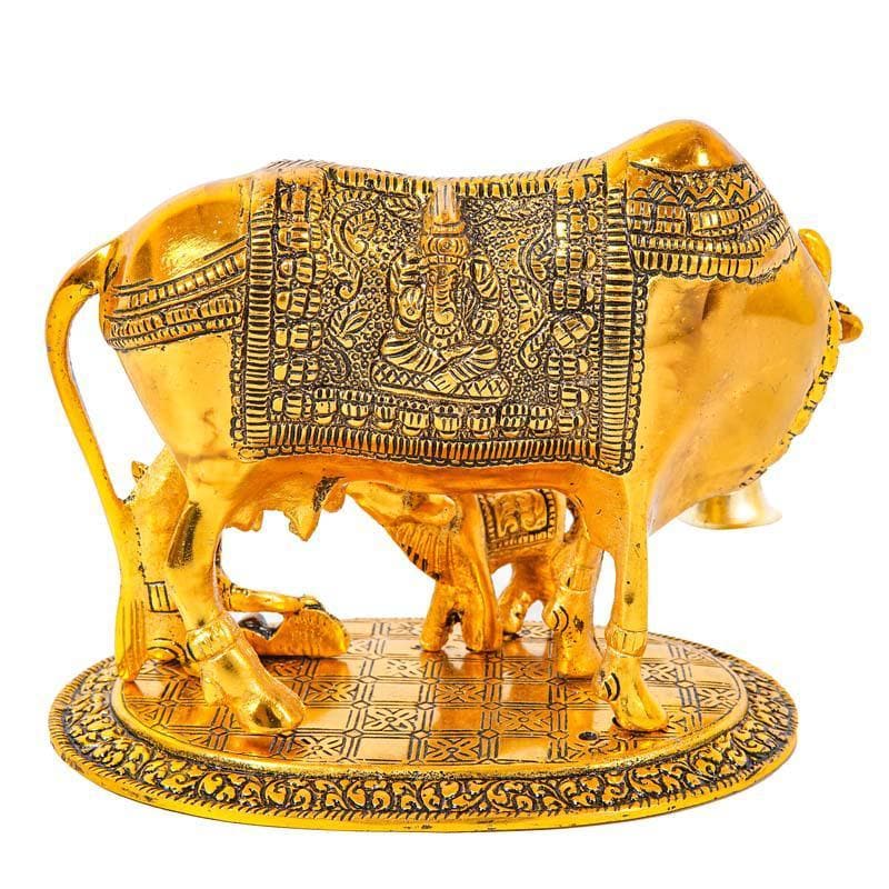 Buy Kamdhenu Idol- Gold Idols & Sets from Vaaree