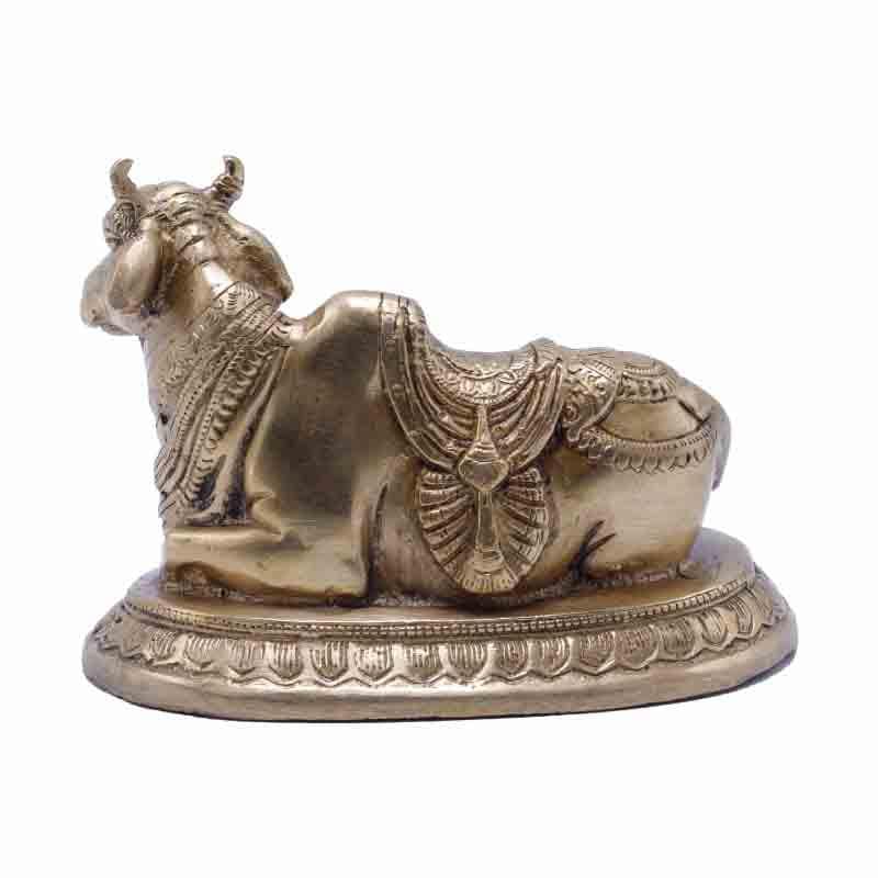 Buy Nandideva Brass Statue Idols & Sets from Vaaree