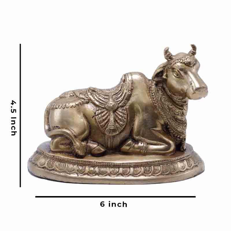 Buy Nandideva Brass Statue Idols & Sets from Vaaree