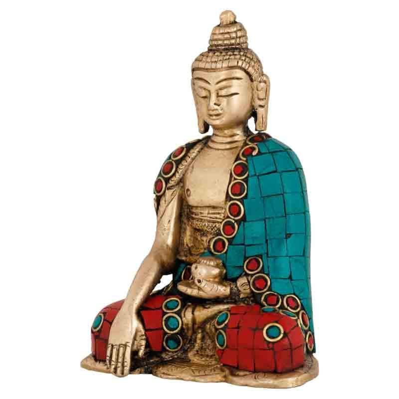 Idols & Sets - Soulful Buddha Brass Statue