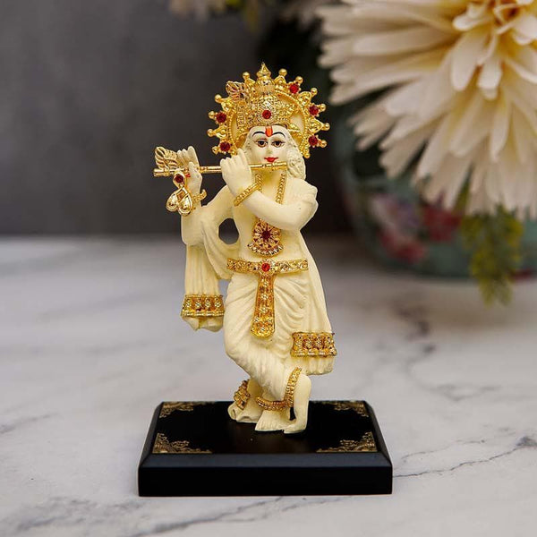 Idols & Sets - Standing Krishna Murti - Beige