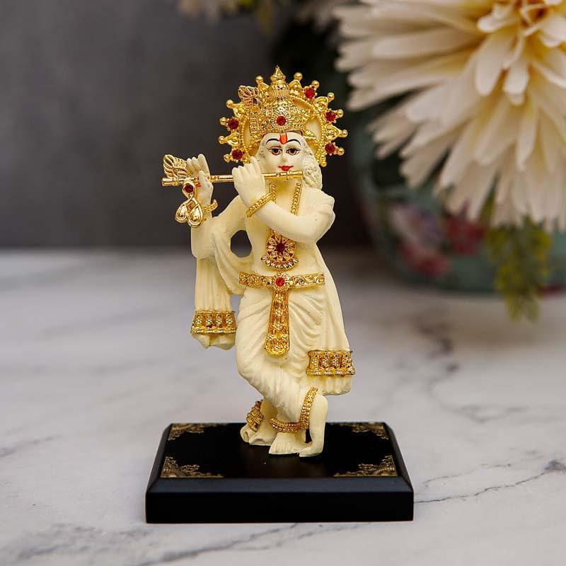 Buy Standing Krishna Murti - Beige Idols & Sets from Vaaree