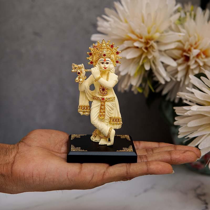 Buy Standing Krishna Murti - Beige Idols & Sets from Vaaree