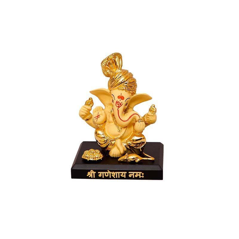 Buy Vakratunda Idol- Yellow/Gold Idols & Sets from Vaaree