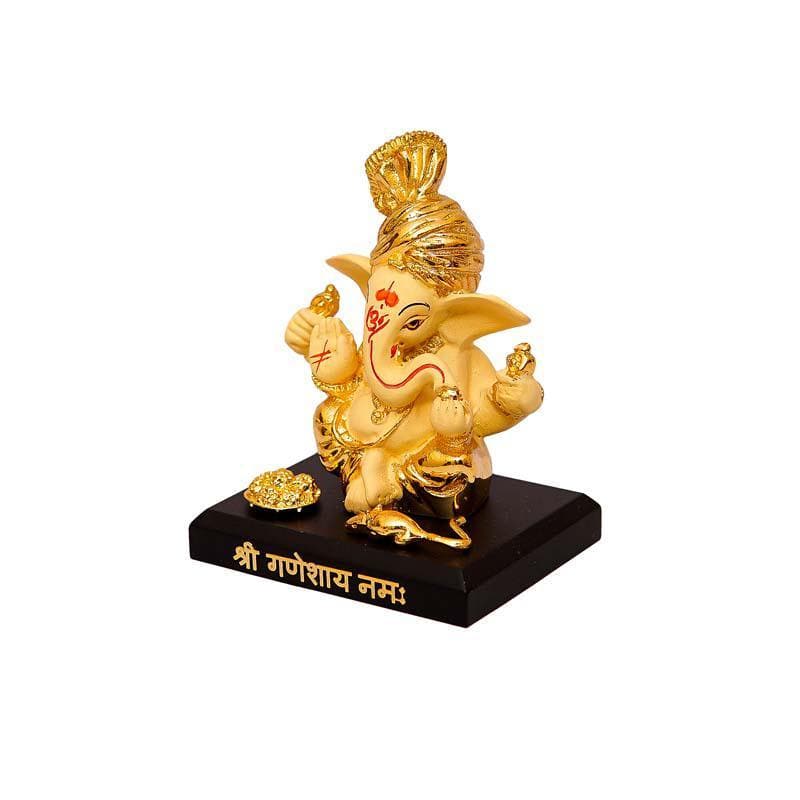 Buy Vakratunda Idol- Yellow/Gold Idols & Sets from Vaaree