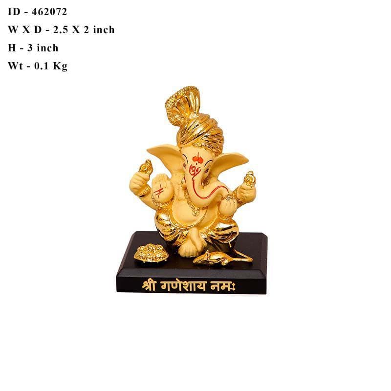 Buy Vakratunda Idol- Yellow/Gold Idols & Sets from Vaaree