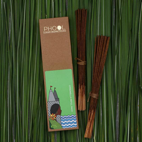 Incense Sticks & Cones - Phool Natural Incense Sticks Refill pack - Citronella