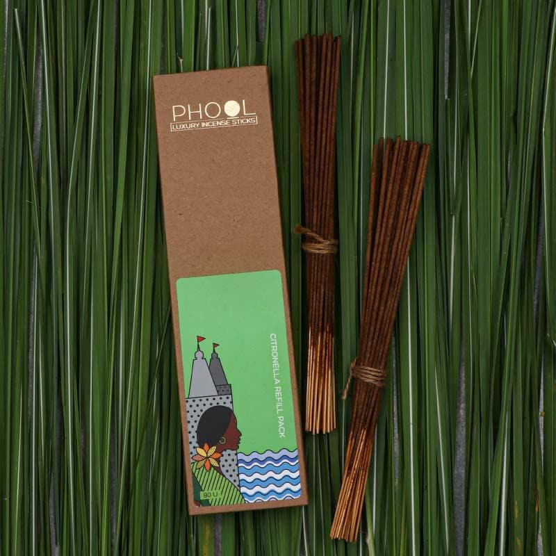 Buy Phool Natural Incense Sticks Refill pack - Citronella Incense Sticks & Cones from Vaaree