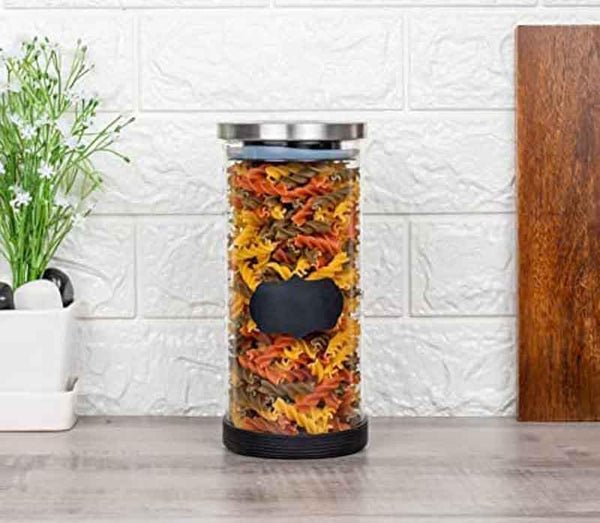 Jar - Freshto Storage Jar with steel lid (1300 ML Each) - Set of Four