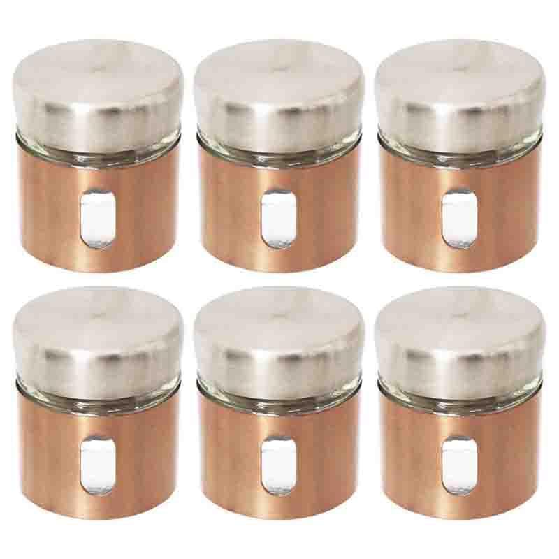 Buy Glass Storage Jars (150 ML Each)- Set Of Six Jar from Vaaree