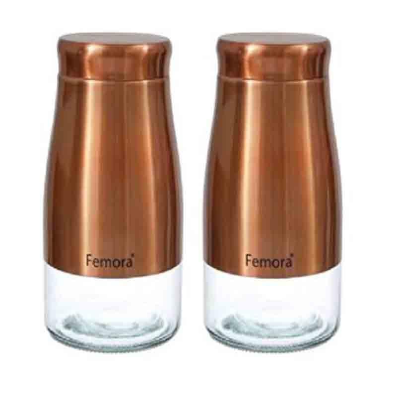 Jar - Ripple Storage Container (1750 ML Each) - Set of Two