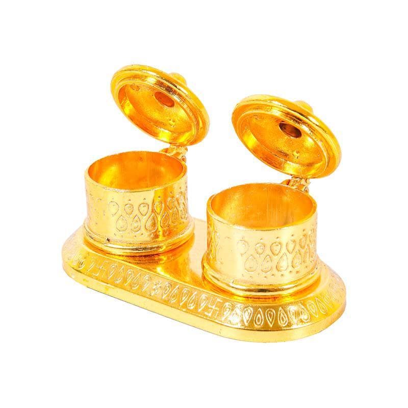 Buy Metal Jars Set Pooja Essentials from Vaaree