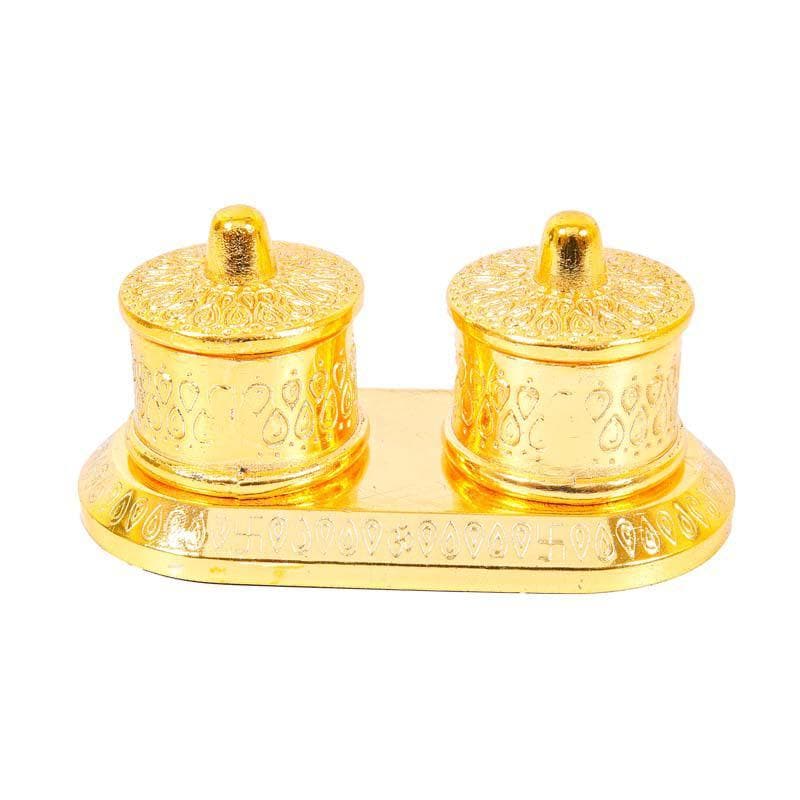 Buy Metal Jars Set Pooja Essentials from Vaaree