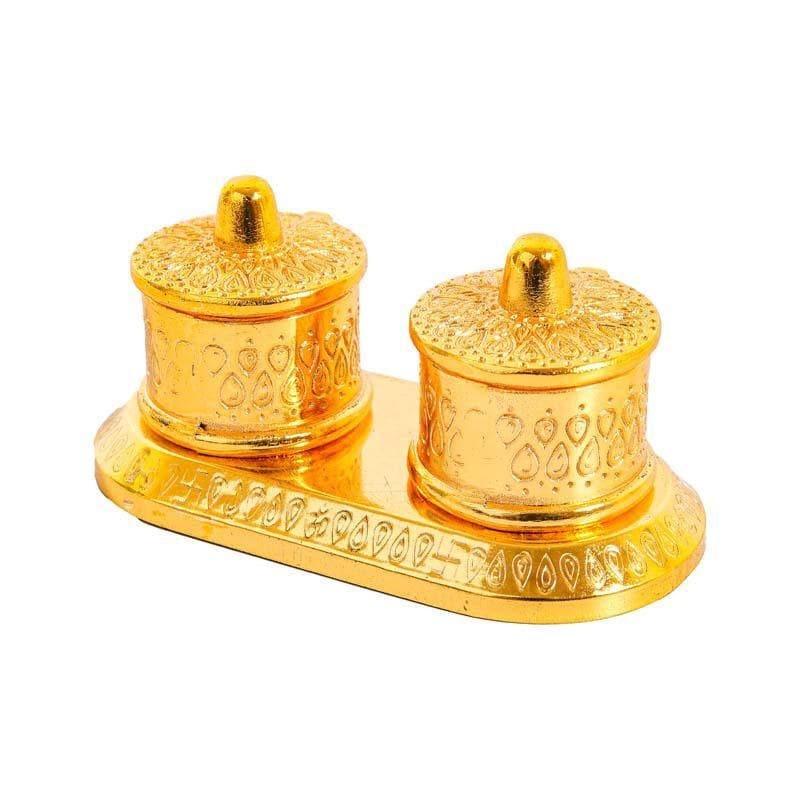 Buy Metal Jars Set Pooja Essentials from Vaaree