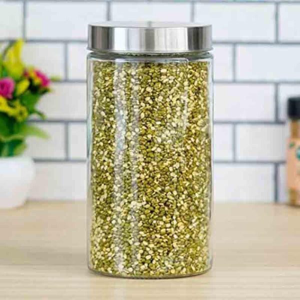 Jar - Vento Storage Jar with steel lid (1600 ML Each) - Set of Six