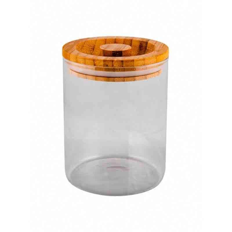 Jar - CandyMax Jar with Wooden Lid (660 ml each) - Set of Two