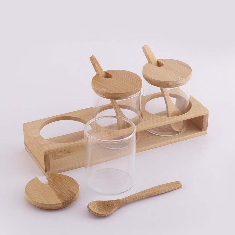 Jar - Cedar Condiment Serving Set